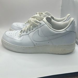 Nike Air Force Ones Size 13 White /White